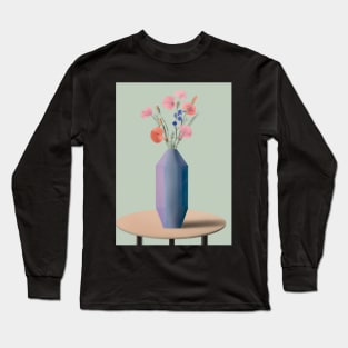 Fancy Flowers Vase Long Sleeve T-Shirt